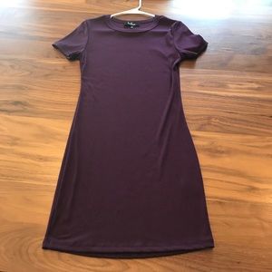 Ribbed t-shirt dress